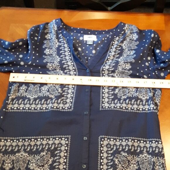 Old Navy Womens SP Blue and White Dress - Picture 7 of 9